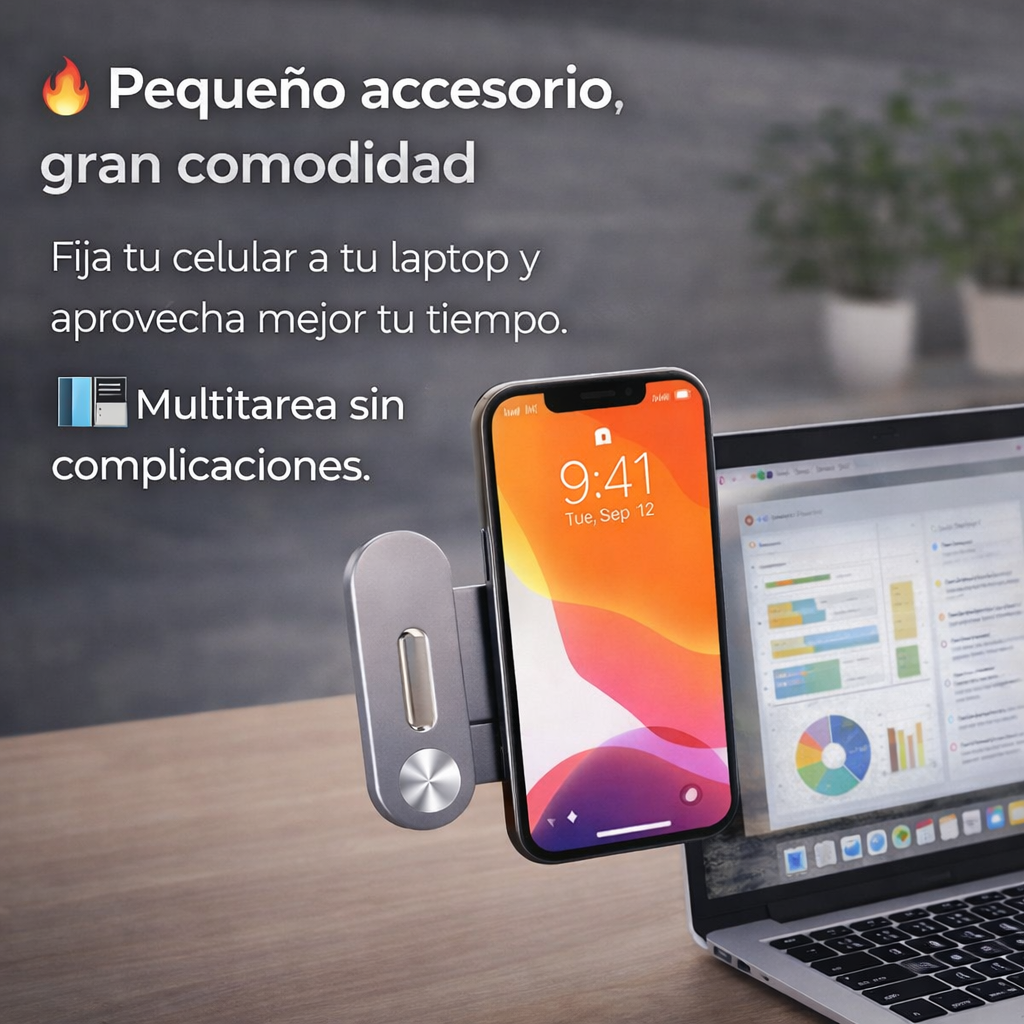 Soporte Magnético para Celular y Tablet