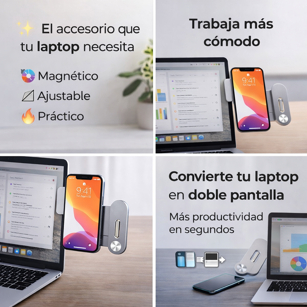 Soporte Magnético para Celular y Tablet