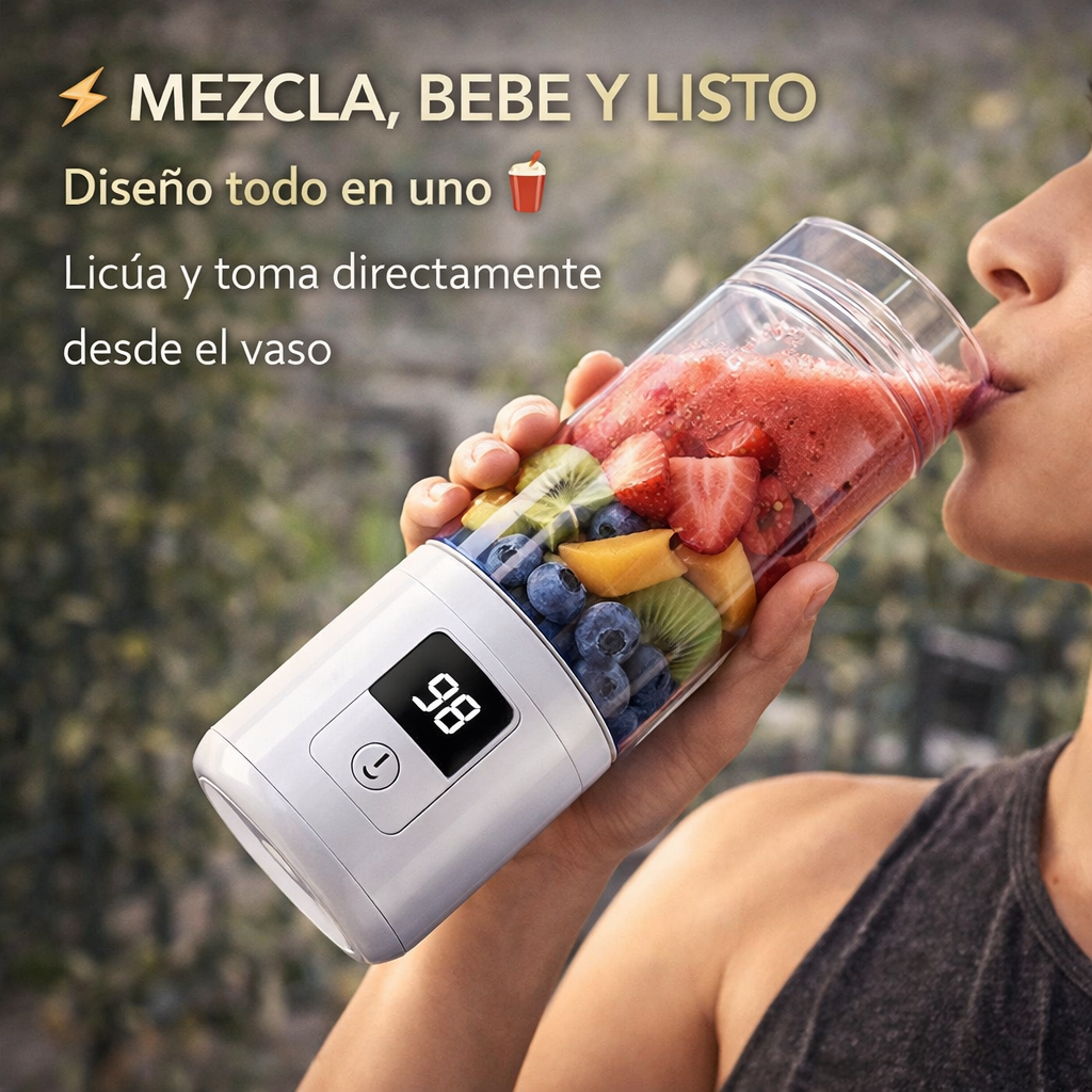 Mini Licuadora Portátil Recargable