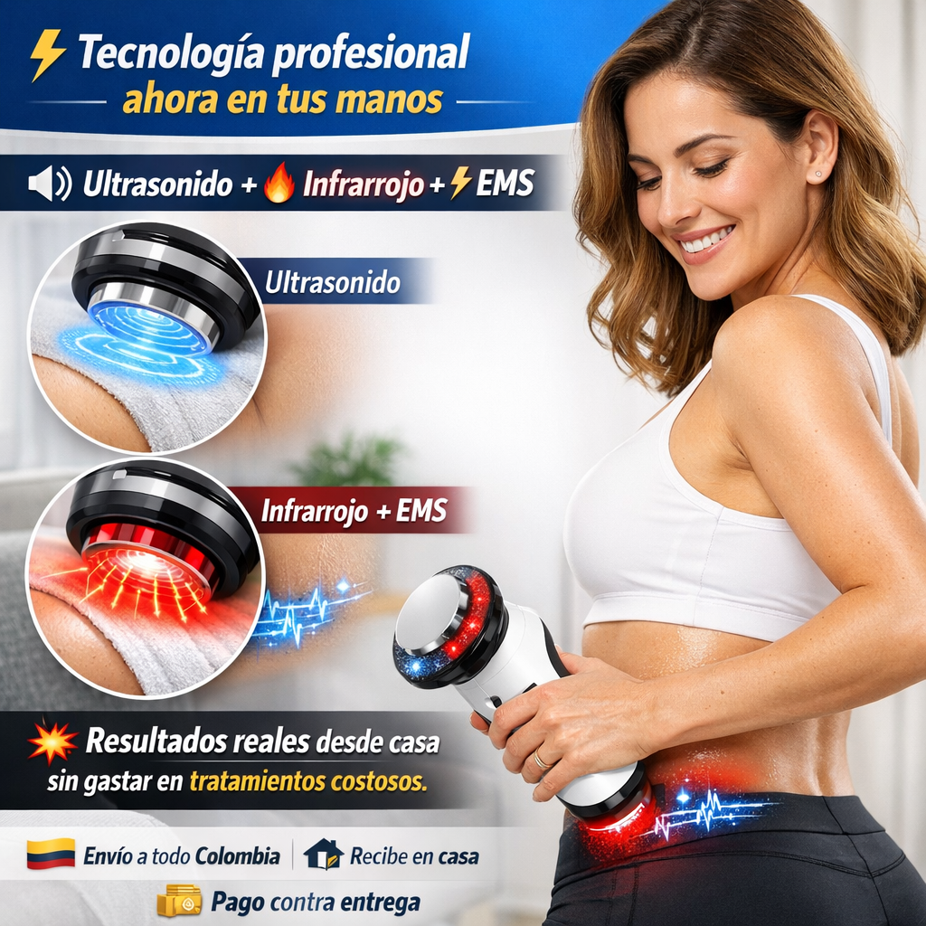 Masajeador Ultrasonido 3 en 1