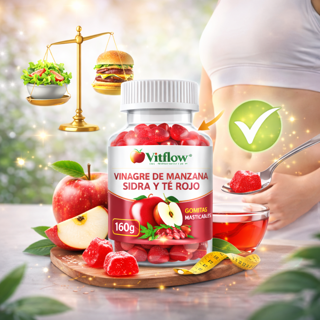 Gomitas Detox de Vinagre de Manzana