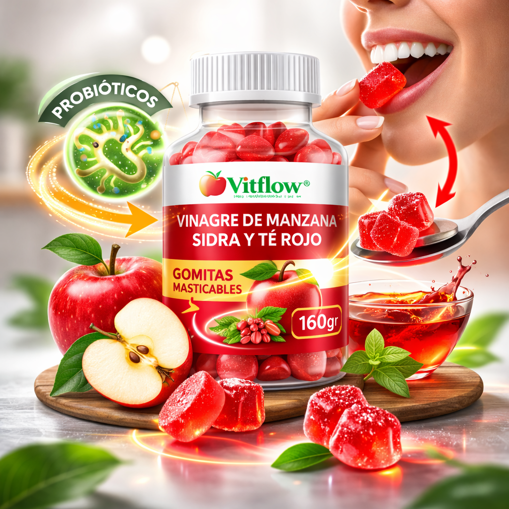 Gomitas Detox de Vinagre de Manzana