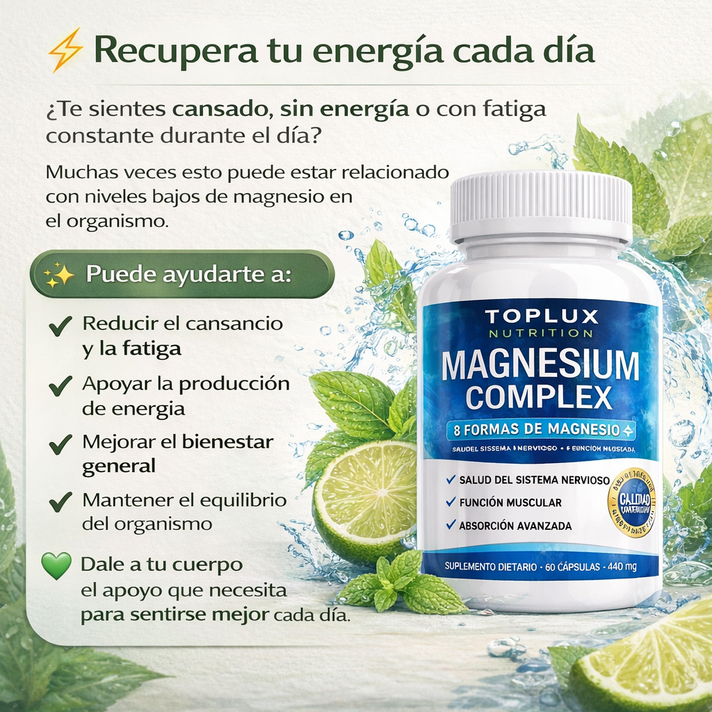 Magnesium Complex – Energía y Bienestar