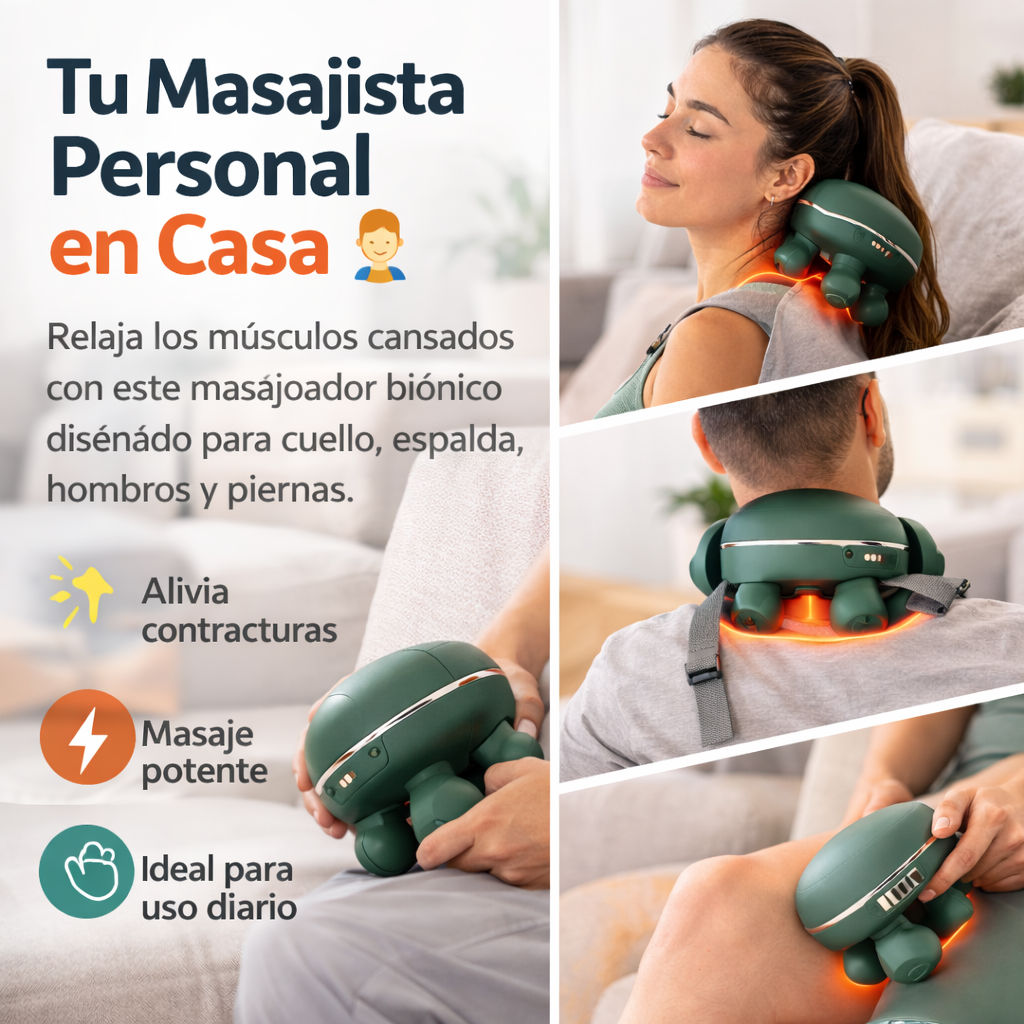 masajeador cervical y corporal
