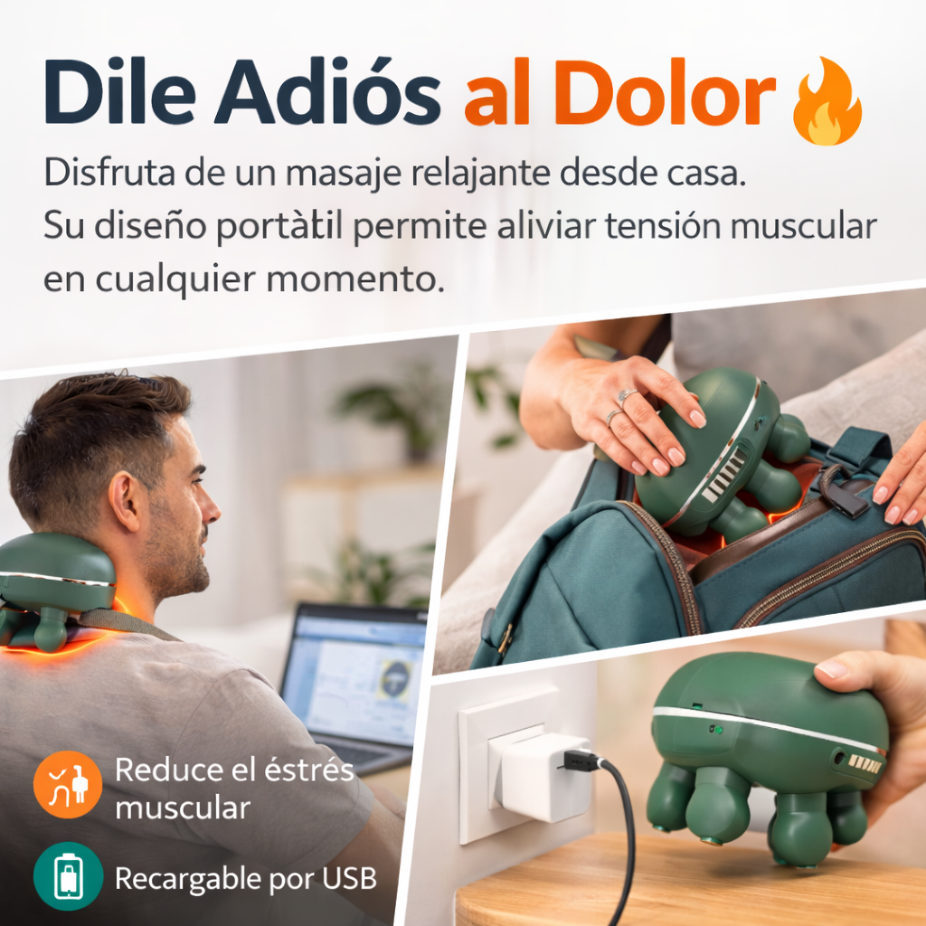 masajeador cervical y corporal