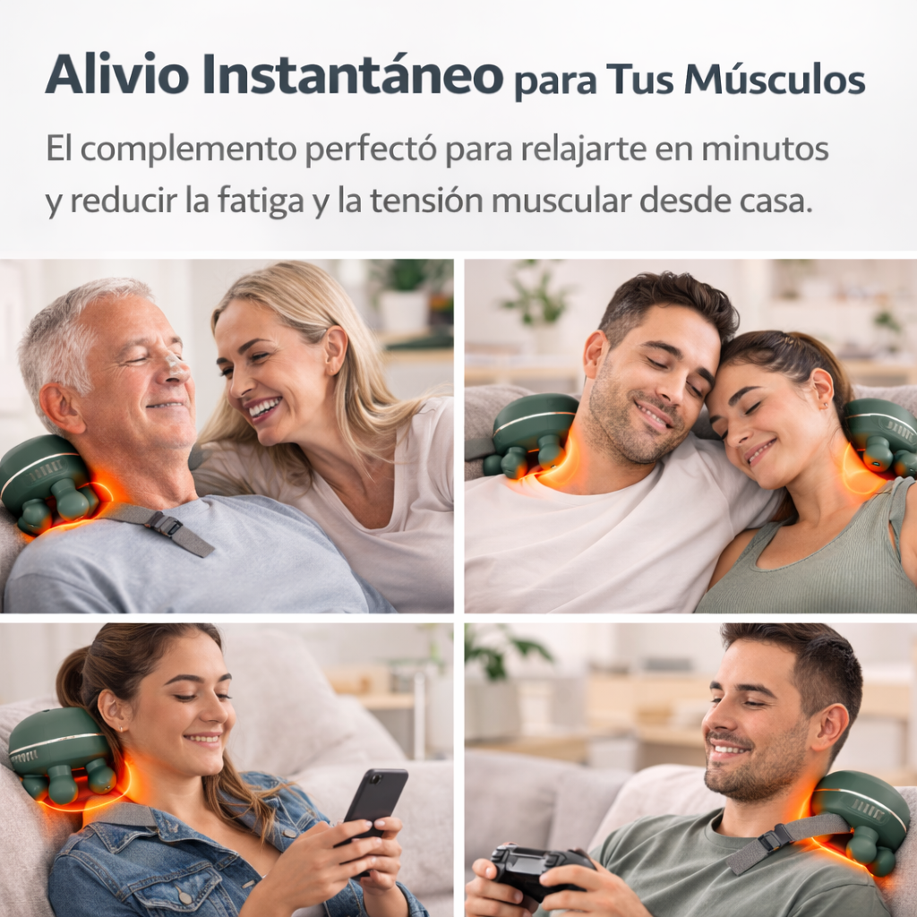 masajeador cervical y corporal