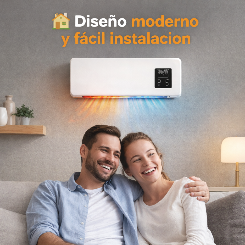 Calefactor Eléctrico 2 en 1 con Control Remoto