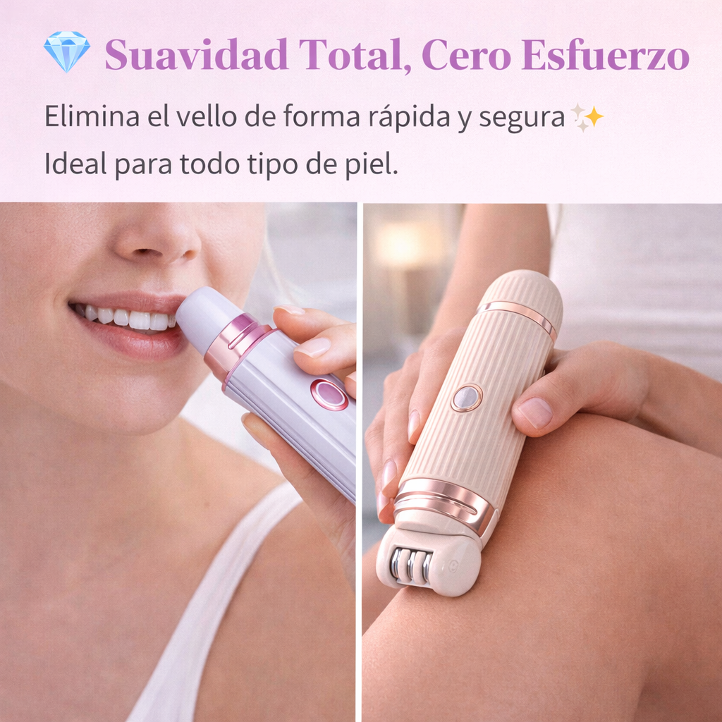 Depiladora 2 en 1 Sin Dolor