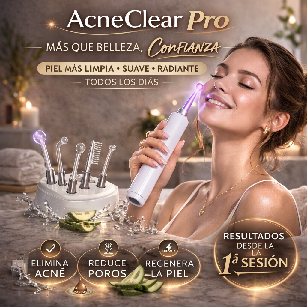 AcneClear Pro – Máquina de Alta Frecuencia Facial